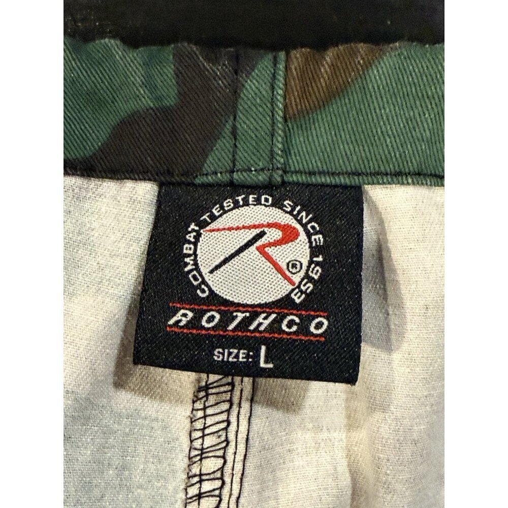 Camo Cargo Pants - Women's Olive Green Utility Trousers - Picture 7 of 11